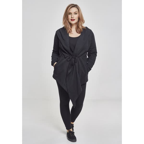 Urban Classics Basic Big Cardigan Sort 5XL Kvinde