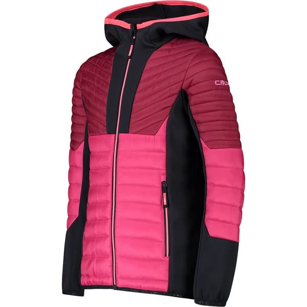 Cmp Jakke Hybrid Fix Hood 32z4435 Rosa 12 Years Dreng