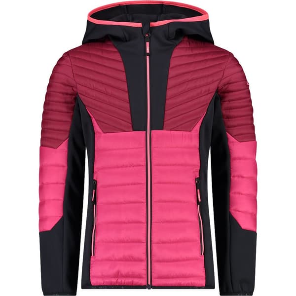 Cmp Jakke Hybrid Fix Hood 32z4435 Rosa 12 Years Dreng