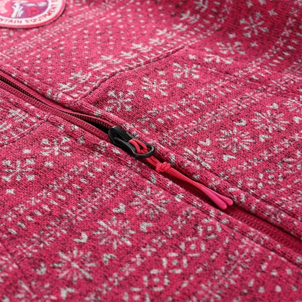 Alpine Pro Täysin Vetoketjullinen Fleece Zego Pinkki 128-134 cm
