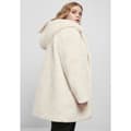 Miniatyrbillede 5 af 8: Urban Classics Hættejakke Teddy Coat Hvid XL Kvinde