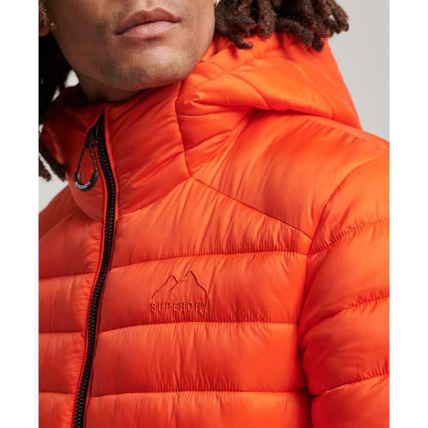 Superdry Puffer Jakke Fuji Sport Orange S Mand