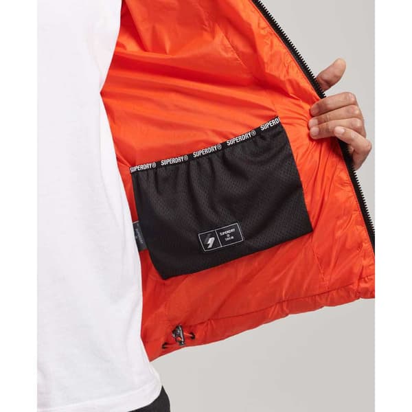 Superdry Puffer Jakke Fuji Sport Orange S Mand