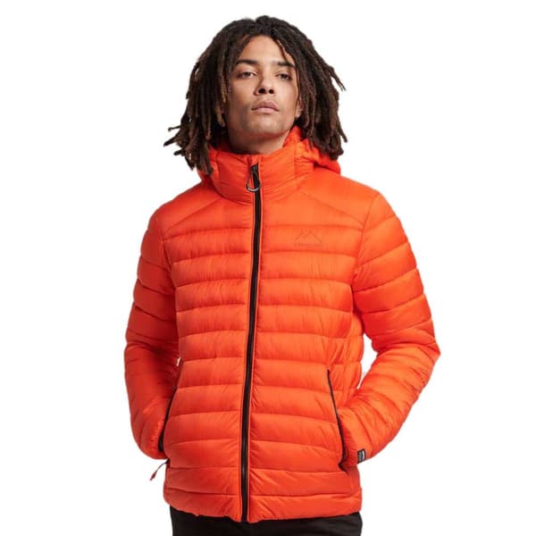 Superdry Puffer Jakke Fuji Sport Orange S Mand