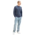 Miniatyrbillede 6 af 6: Tom Tailor Besætning Hals Sweater 1038612 Structured Knit Blå S Mand