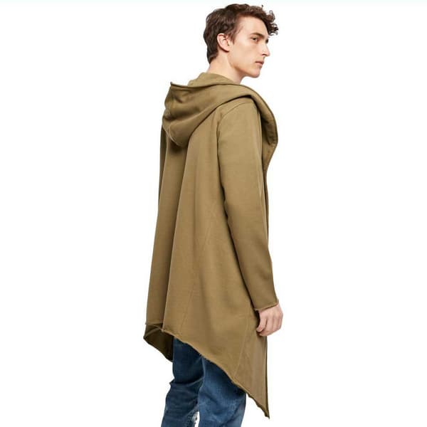 Urban Classics Cardigan Open Edge Grönt 2XL Man