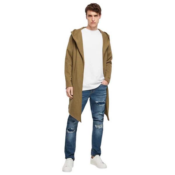 Urban Classics Cardigan Open Edge Grönt 2XL Man
