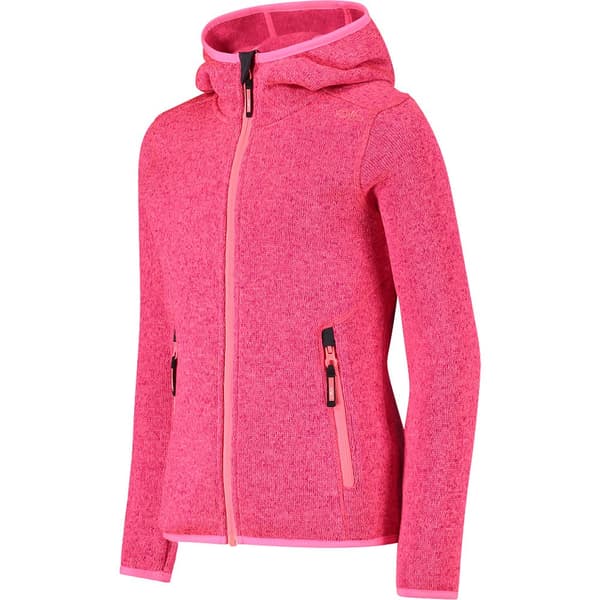 Cmp Fleece Med Hætte Jacket 3h19825 Rosa 14 Years