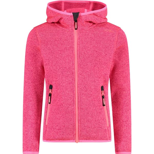 Cmp Fleece Med Hætte Jacket 3h19825 Rosa 14 Years