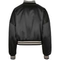 Miniatyrbillede 4 af 5: Urban Classics Jakke Oversized Satin College Sort M Kvinde