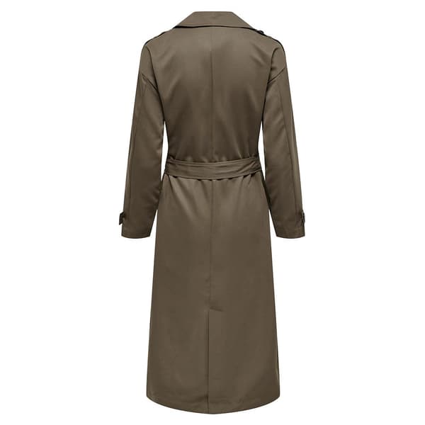 Only Trenchcoat Line X Long Brun XL Kvinna