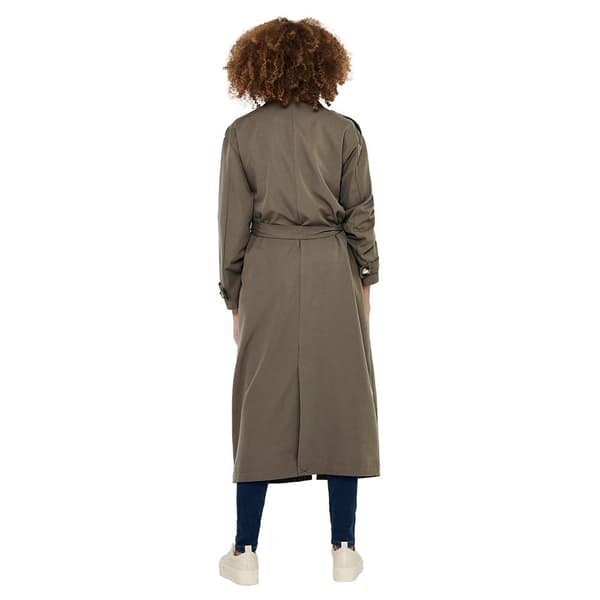 Only Trenchcoat Line X Long Brun XL Kvinna