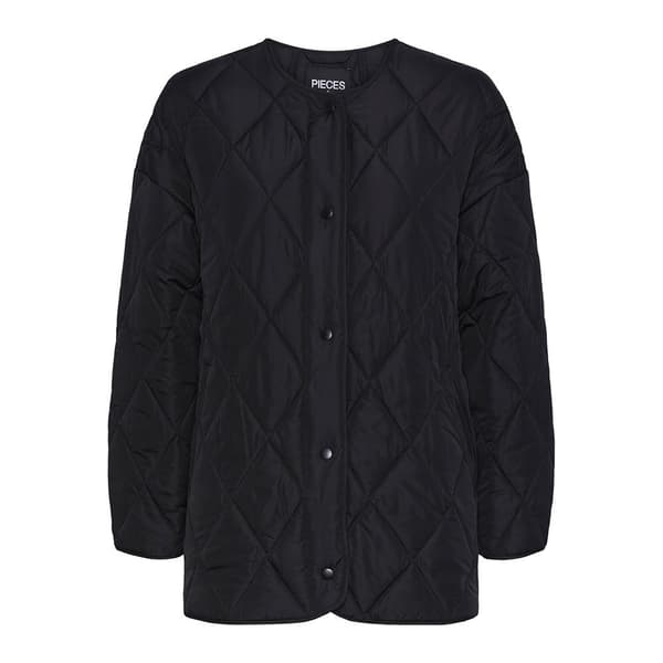 Pieces Takki Stella Quilted Harmaa M Nainen