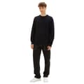 Pikkukuva 5 / 6: Tom Tailor Villapaita 1038285 Structured Basic Knit Musta S Mies