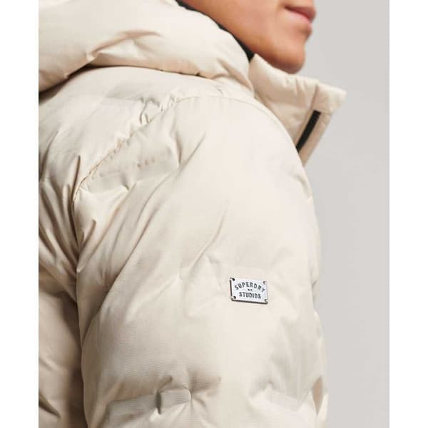 Superdry Pufferjacka Short Quilted Beige L Man