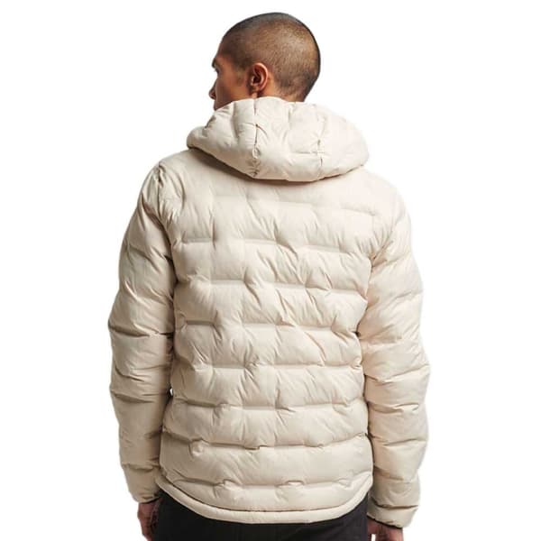 Superdry Pufferjacka Short Quilted Beige L Man