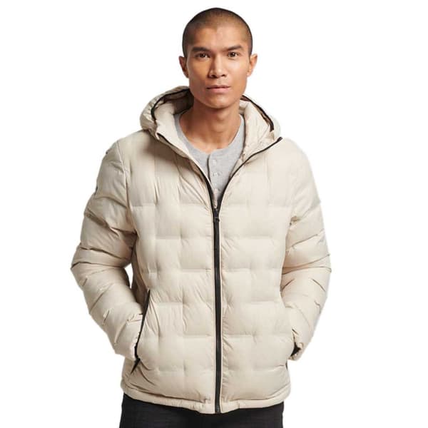 Superdry Pufferjacka Short Quilted Beige L Man