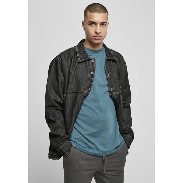 Urban Classics Jakke Oversized Sort L Mand