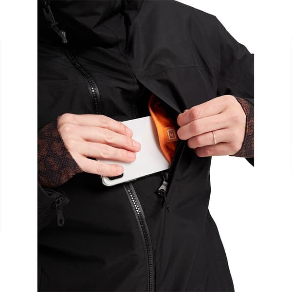 Burton Jacka Pillowline Goretex Svart L Kvinna