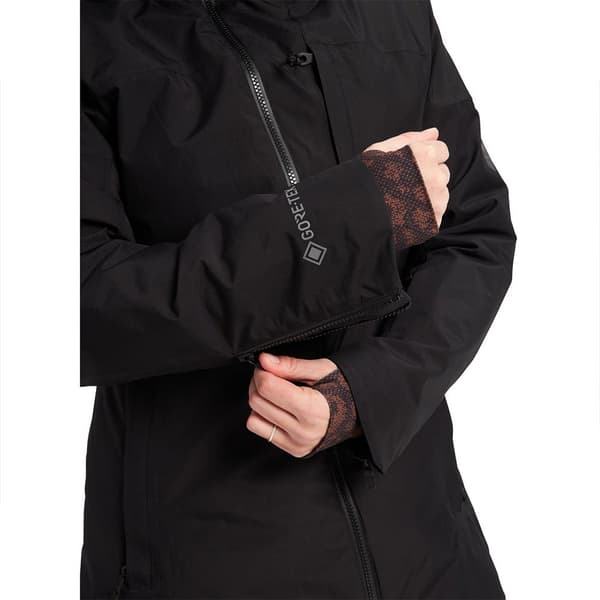 Burton Jacka Pillowline Goretex Svart L Kvinna