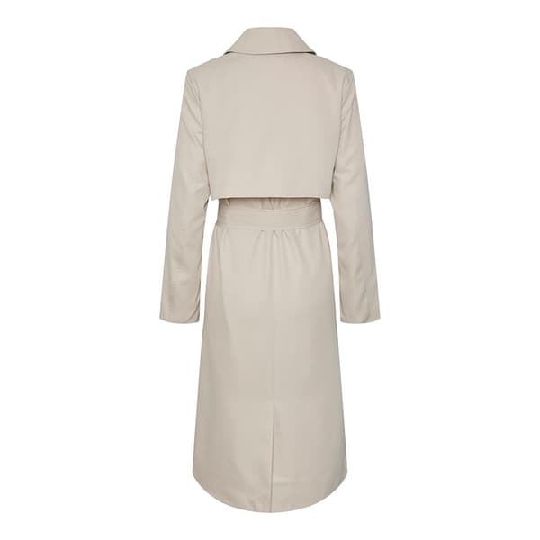 Pieces Trenchcoat Scarlett Beige L Kvinna