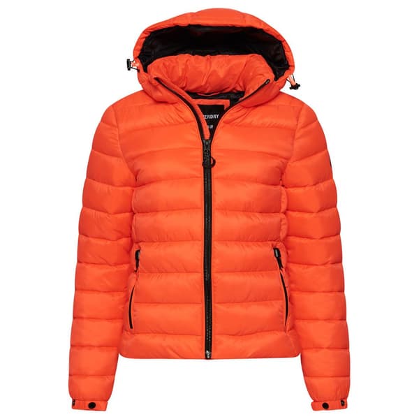 Superdry Jacka Classic Fuji Puffer Orange S Kvinna