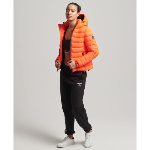 Superdry Jacka Classic Fuji Puffer Orange S Kvinna