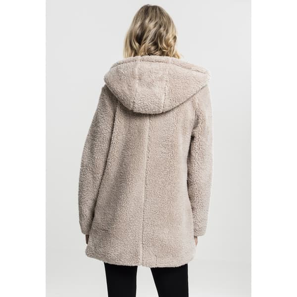 Urban Classics Parkas Sherpa Vit S Kvinna