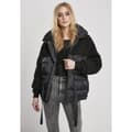 Miniatyrbillede 1 af 5: Urban Classics Jakke Sherpa Mix Puffer Sort L Kvinde