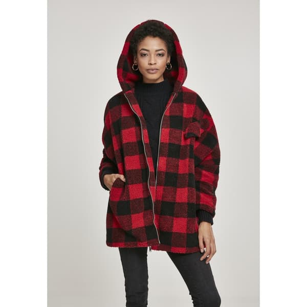 Urban Classics Ternet Parka Med Hætte Rød L Kvinde