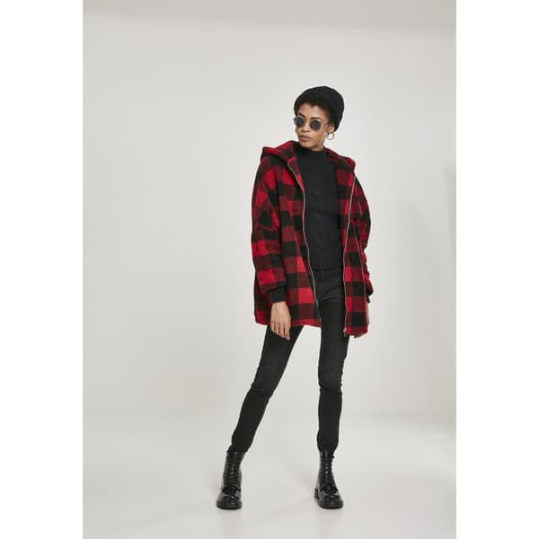 Urban Classics Ternet Parka Med Hætte Rød L Kvinde