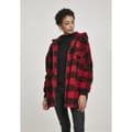 Miniatyrbillede 1 af 8: Urban Classics Ternet Parka Med Hætte Rød L Kvinde