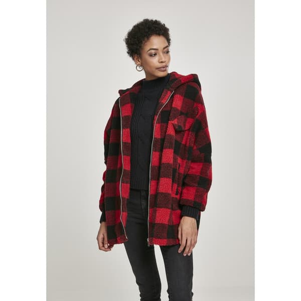 Urban Classics Ternet Parka Med Hætte Rød L Kvinde