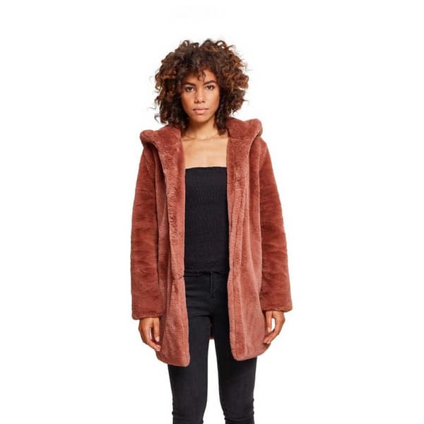 Urban Classics Frakke Teddy Rosa 2XL Kvinde