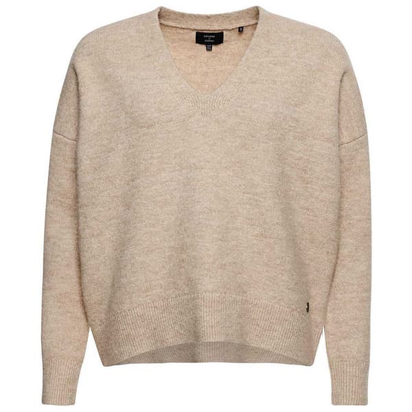 Superdry Tröja Studios Slouch Vee Knit Vit L Kvinna