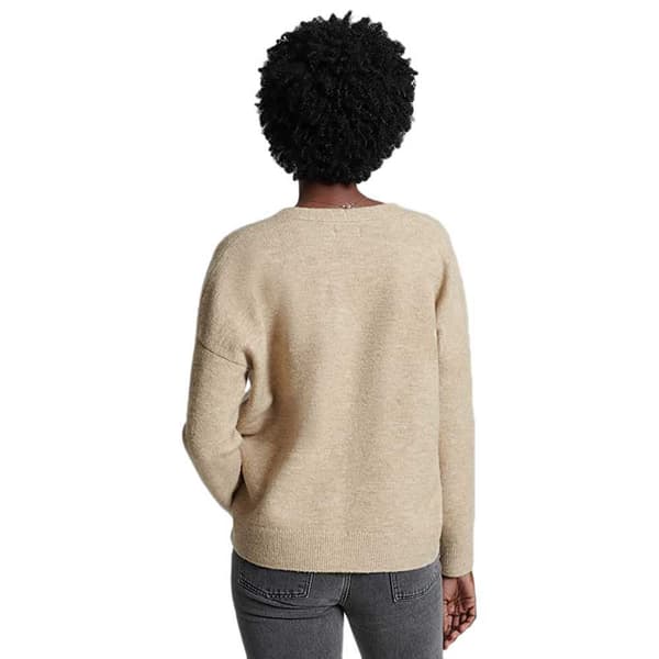 Superdry Tröja Studios Slouch Vee Knit Vit L Kvinna