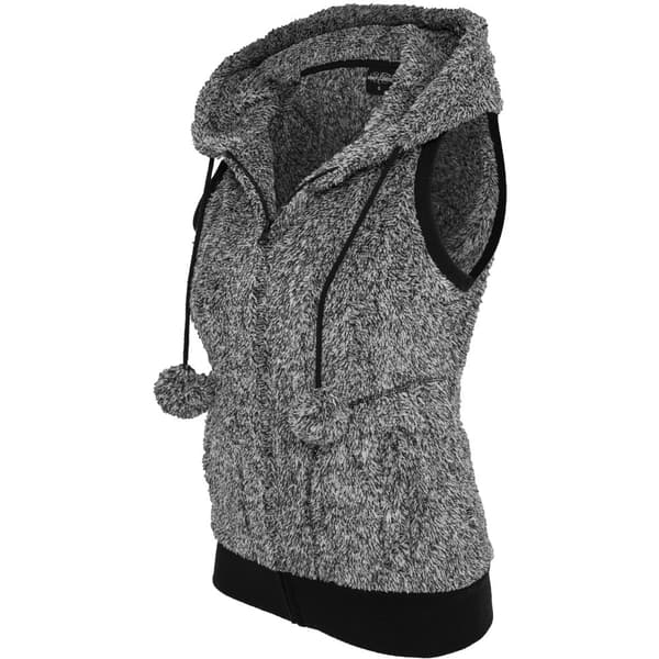 Urban Classics Jakke Teddy Melange Sort M Kvinde