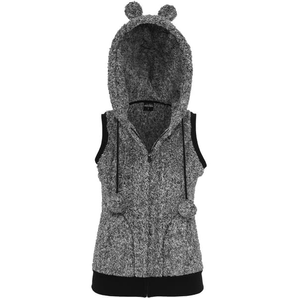 Urban Classics Jakke Teddy Melange Sort M Kvinde