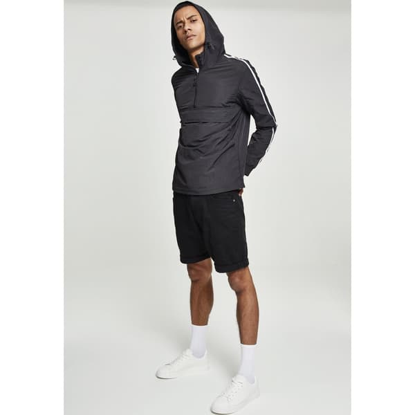 Urban Classics Parka Crinkle Træk Parka Nylon Sort M Mand