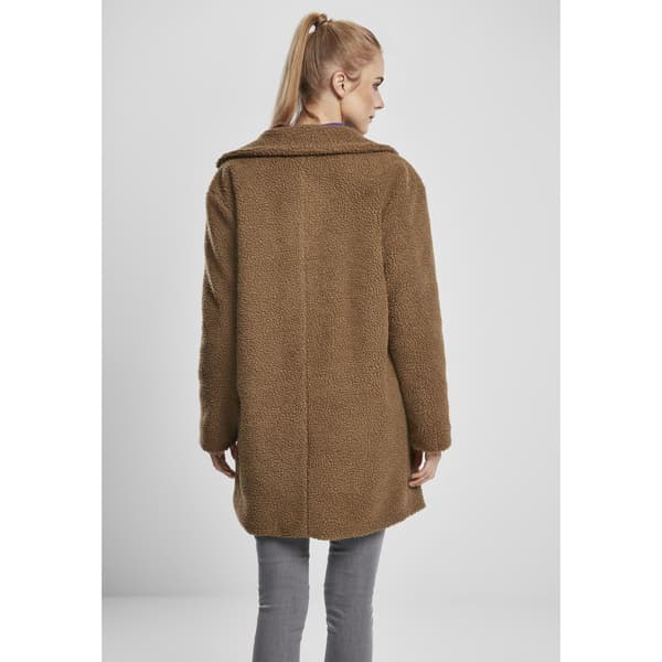 Urban Classics Jakke Oversized Sherpa Brun S Kvinde