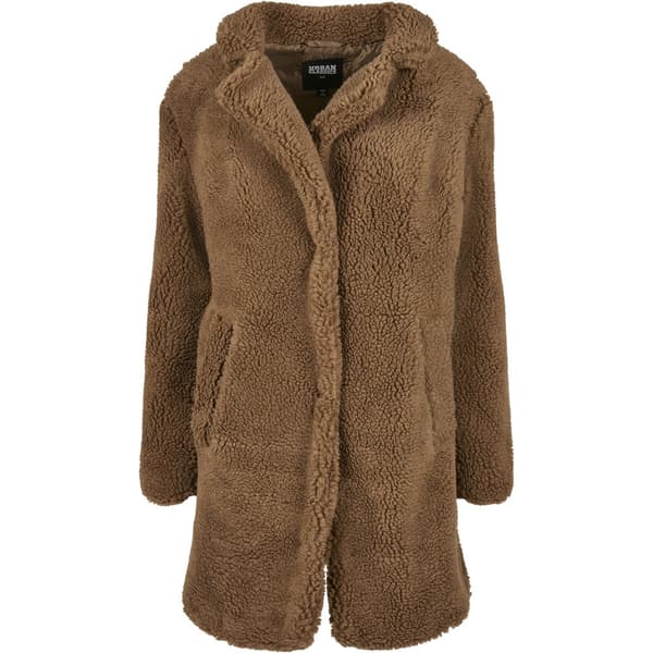 Urban Classics Jakke Oversized Sherpa Brun S Kvinde