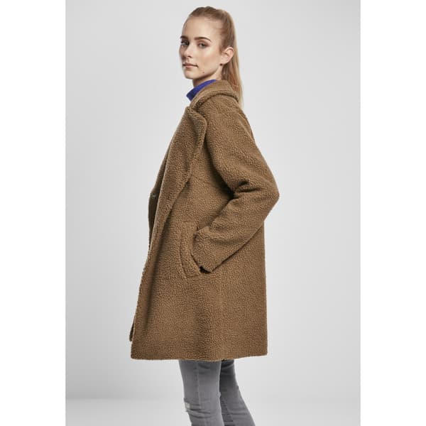 Urban Classics Jakke Oversized Sherpa Brun S Kvinde