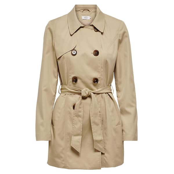 Only Frakke Onlvalerie Beige L Kvinde