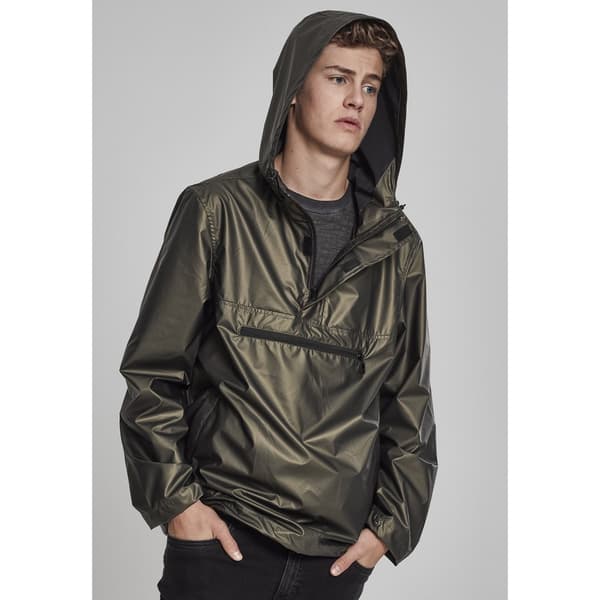 Urban Classics Parka Light Pull Over Grøn M Mand