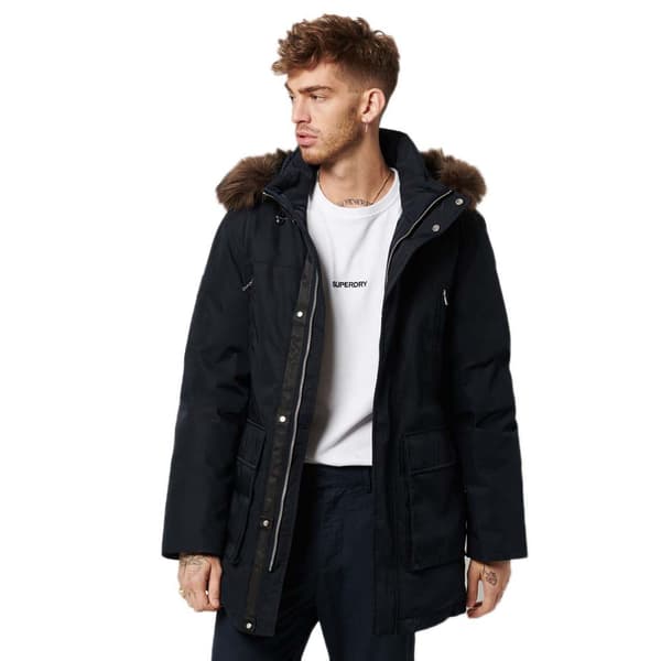 Superdry Jakke Studios Everest Down Blå 2XL Mand