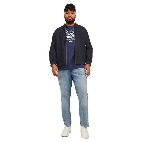 Jack & Jones Jacka Rocky Faux Suede Svart 3XL / Regular Man