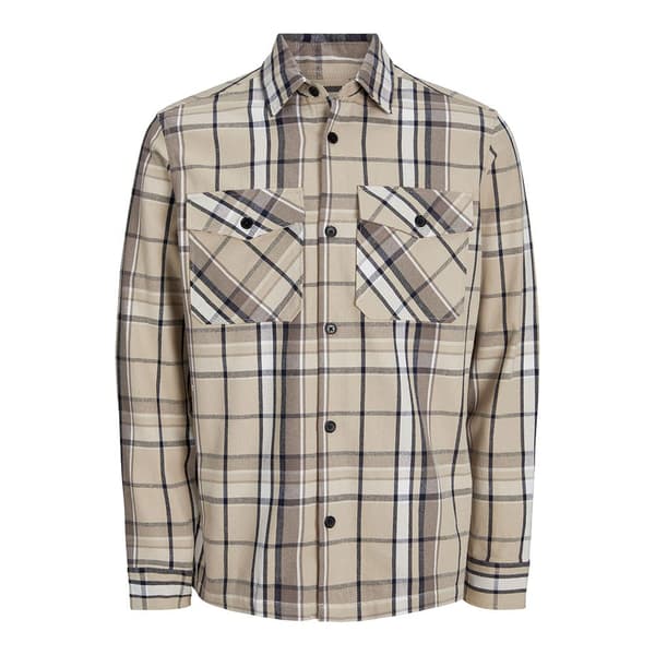 Jack & Jones Överskjorta Croy Spring Check Beige M Man