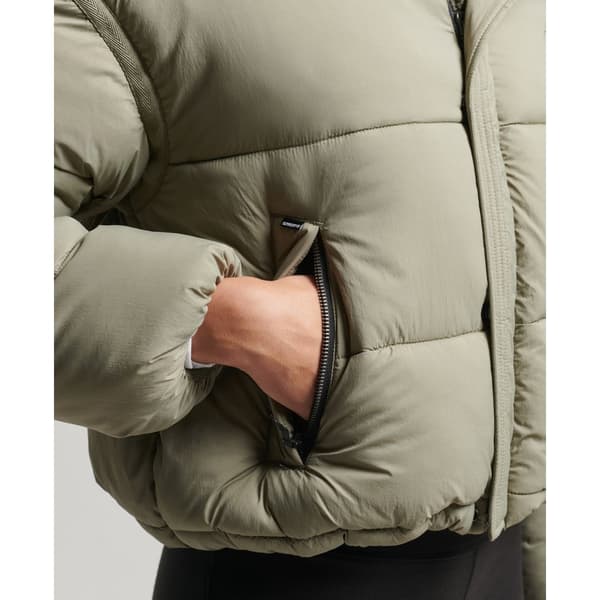 Superdry Jacka Code Xpd Cocoon Puffer Grönt M Kvinna