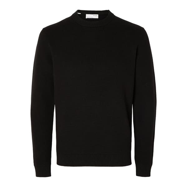 Selected Besætning Hals Sweater Dane Sort L Mand
