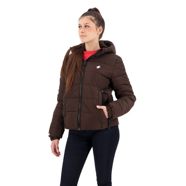 Superdry Pufferjacka Spirit Sports Grönt XL Kvinna